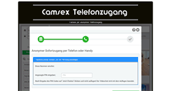 Desktop Screenshot of camsex-telefonzugang.com