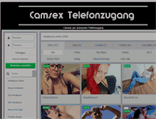 Tablet Screenshot of camsex-telefonzugang.com